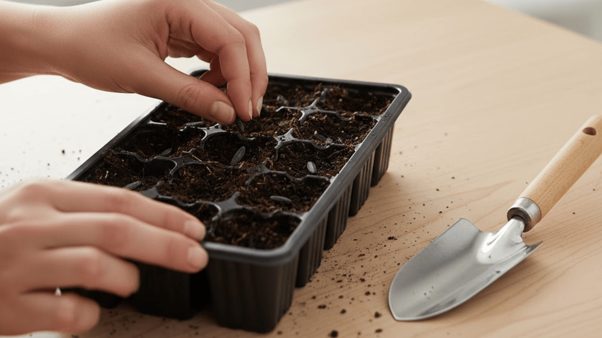 1 starting seeds indoors 4-6 weeks before last frost