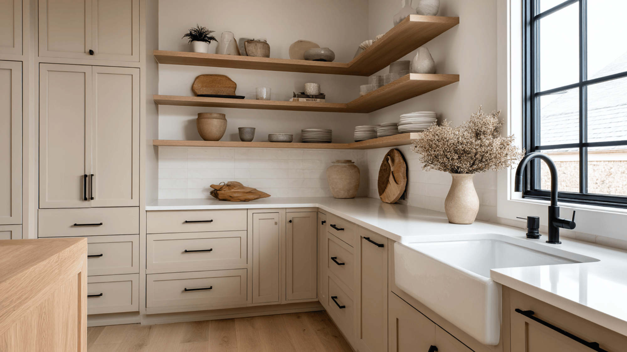 19 scandinavian taupe cabinets