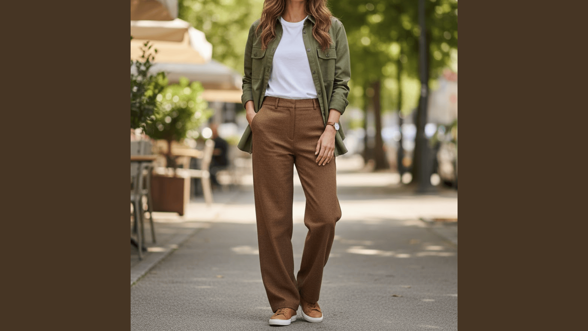 8 khaki green relaxed and easy