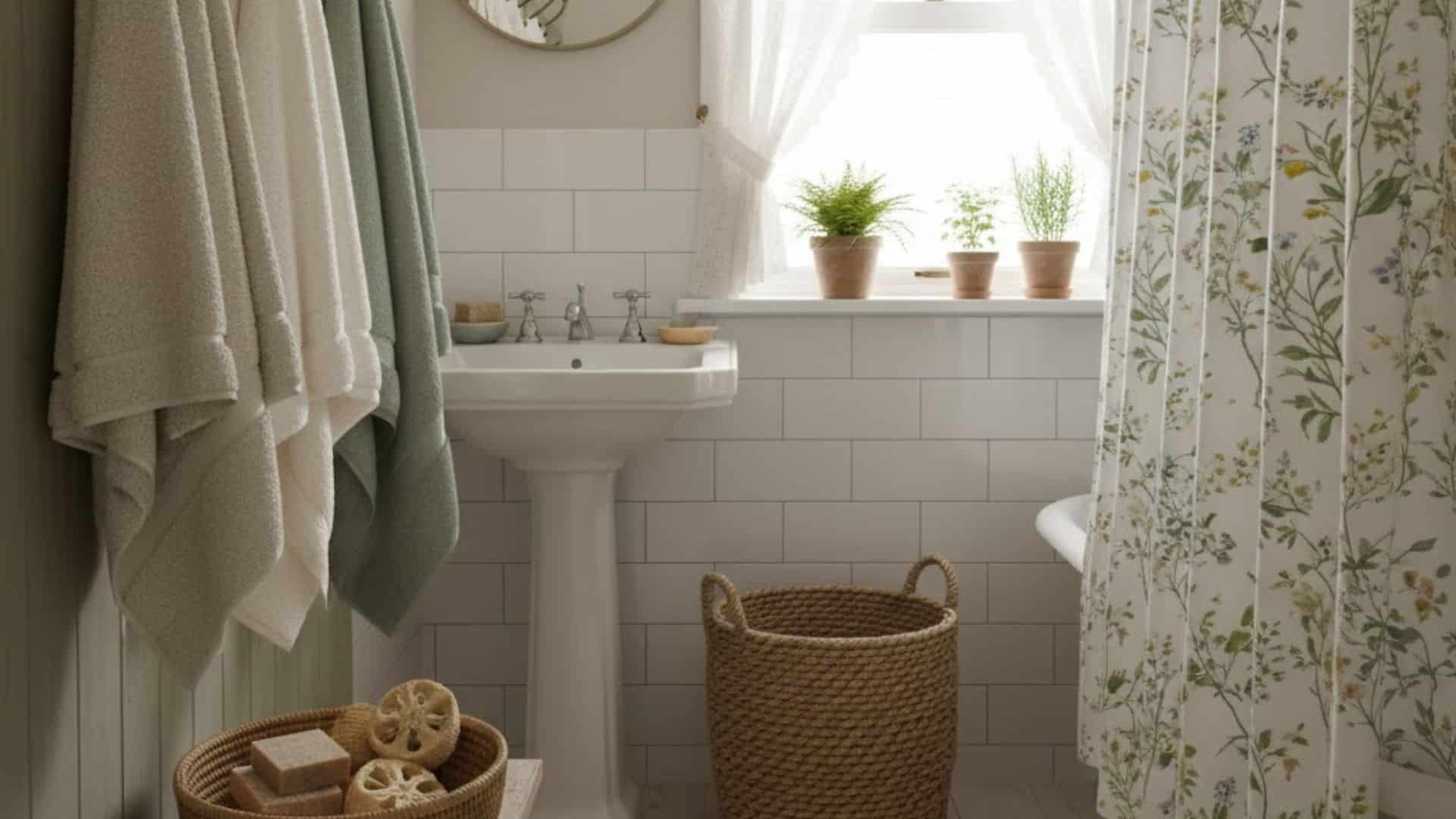 bathroom cottagecore decor