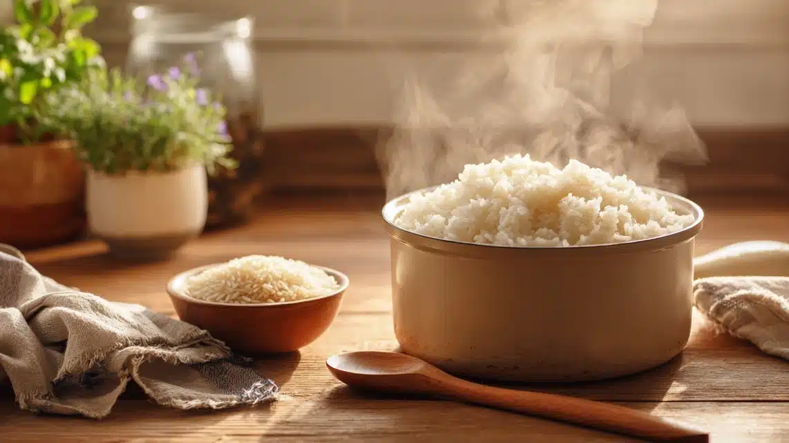 cook the rice