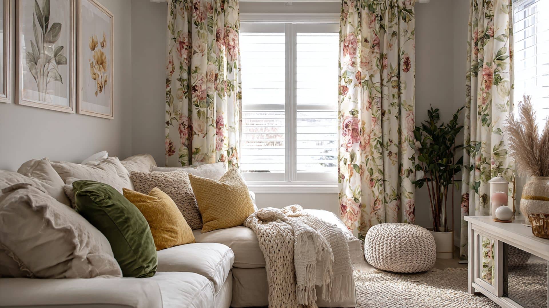 floral patterns and soft fabrics