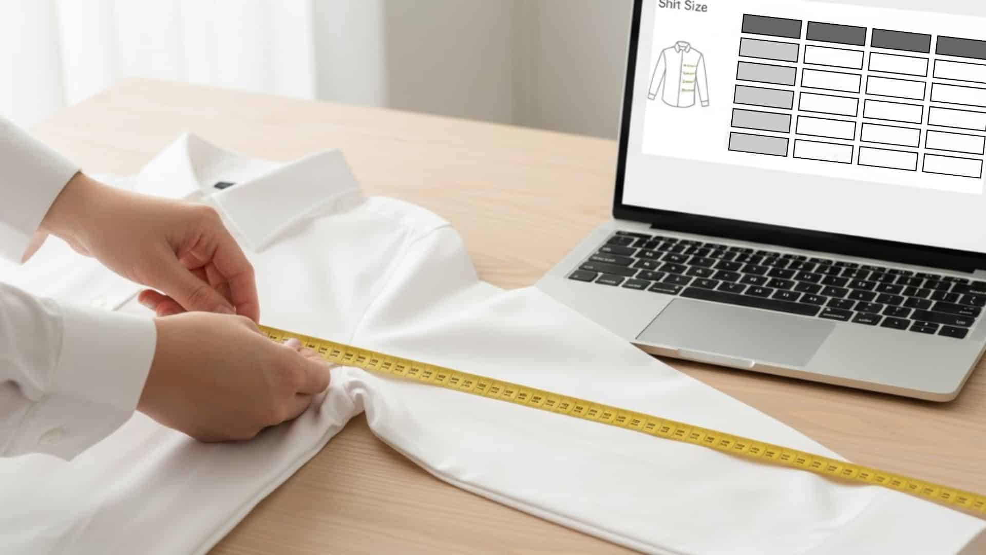 how to match sleeve length with shirt size charts