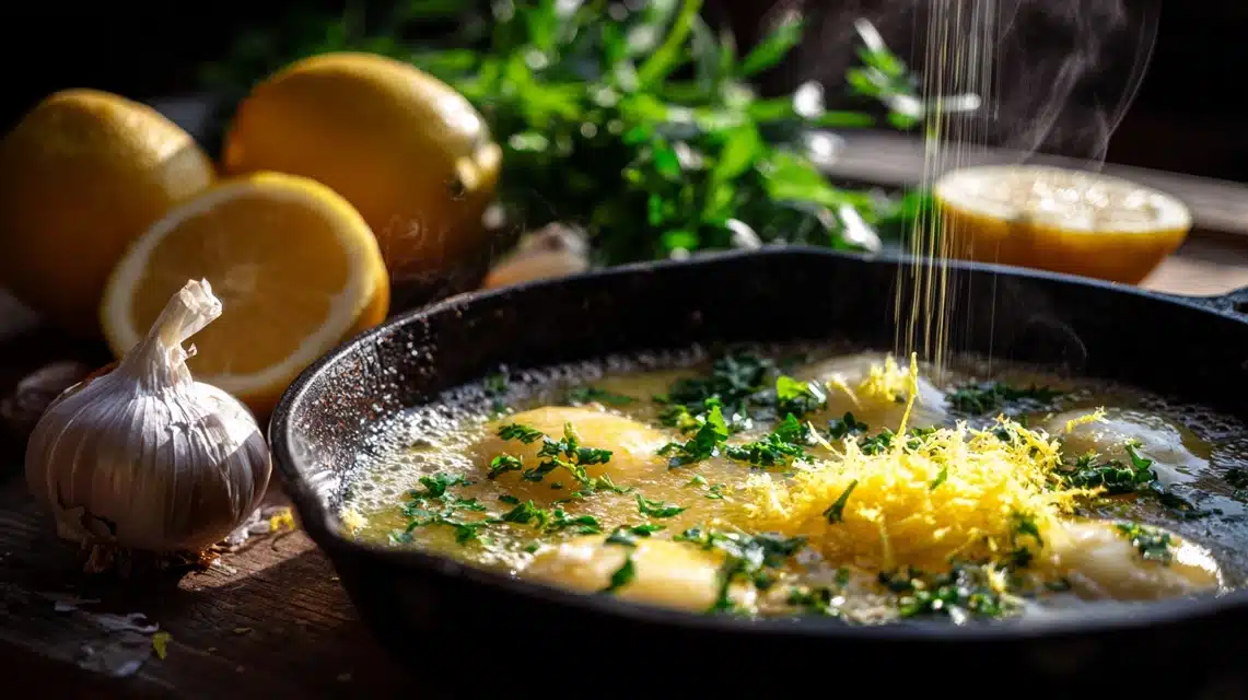 lemon garlic sauce