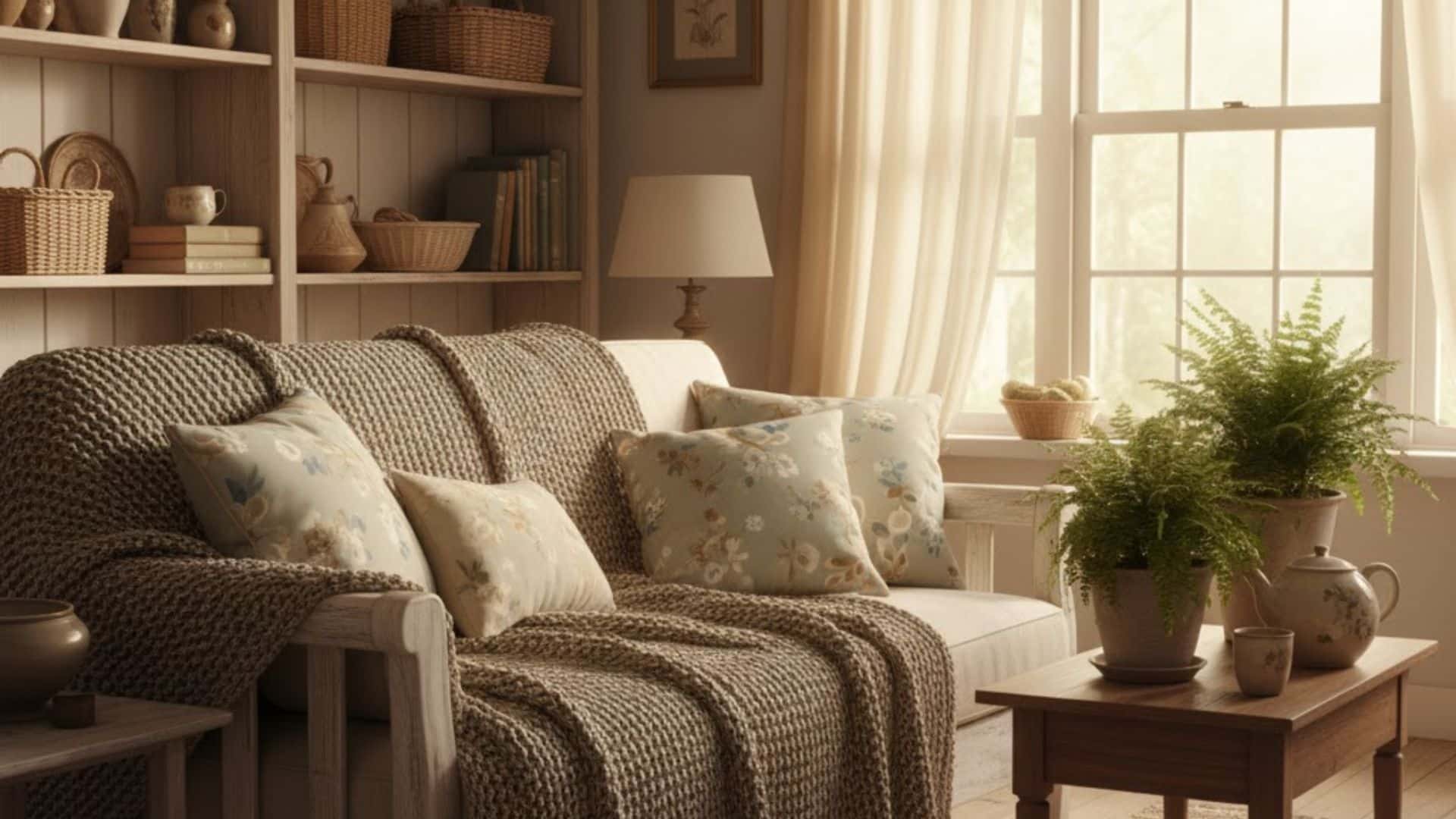 living room cottagecore decor