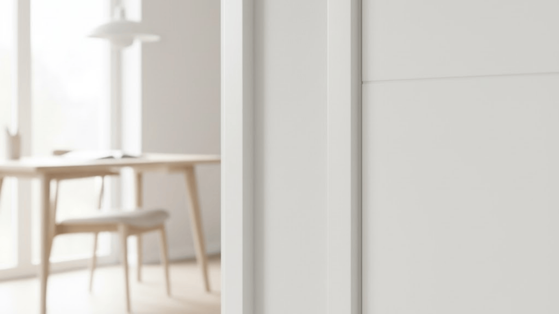 modern minimalist trim