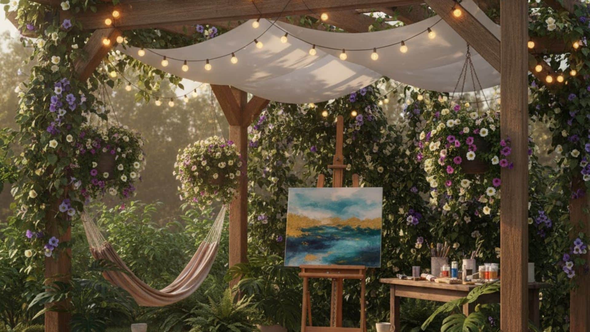 outdoor pergola studio