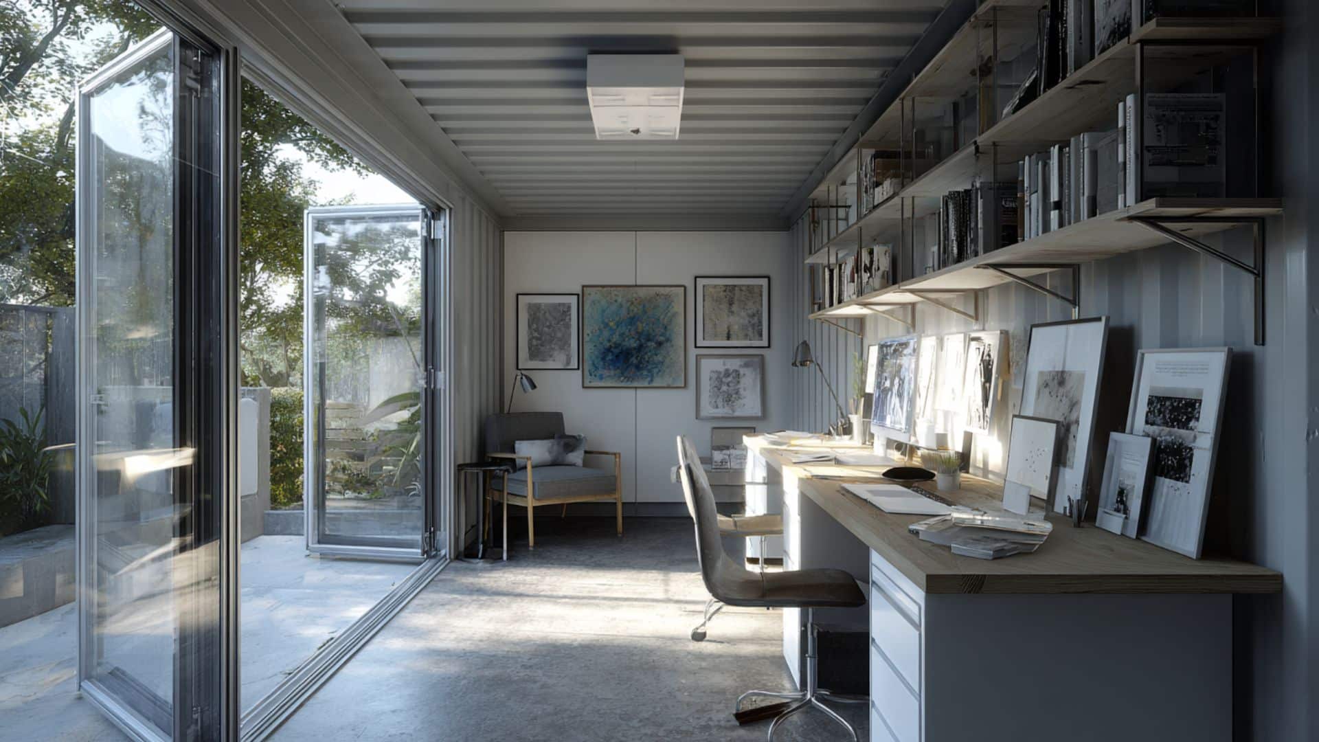 shipping container studio