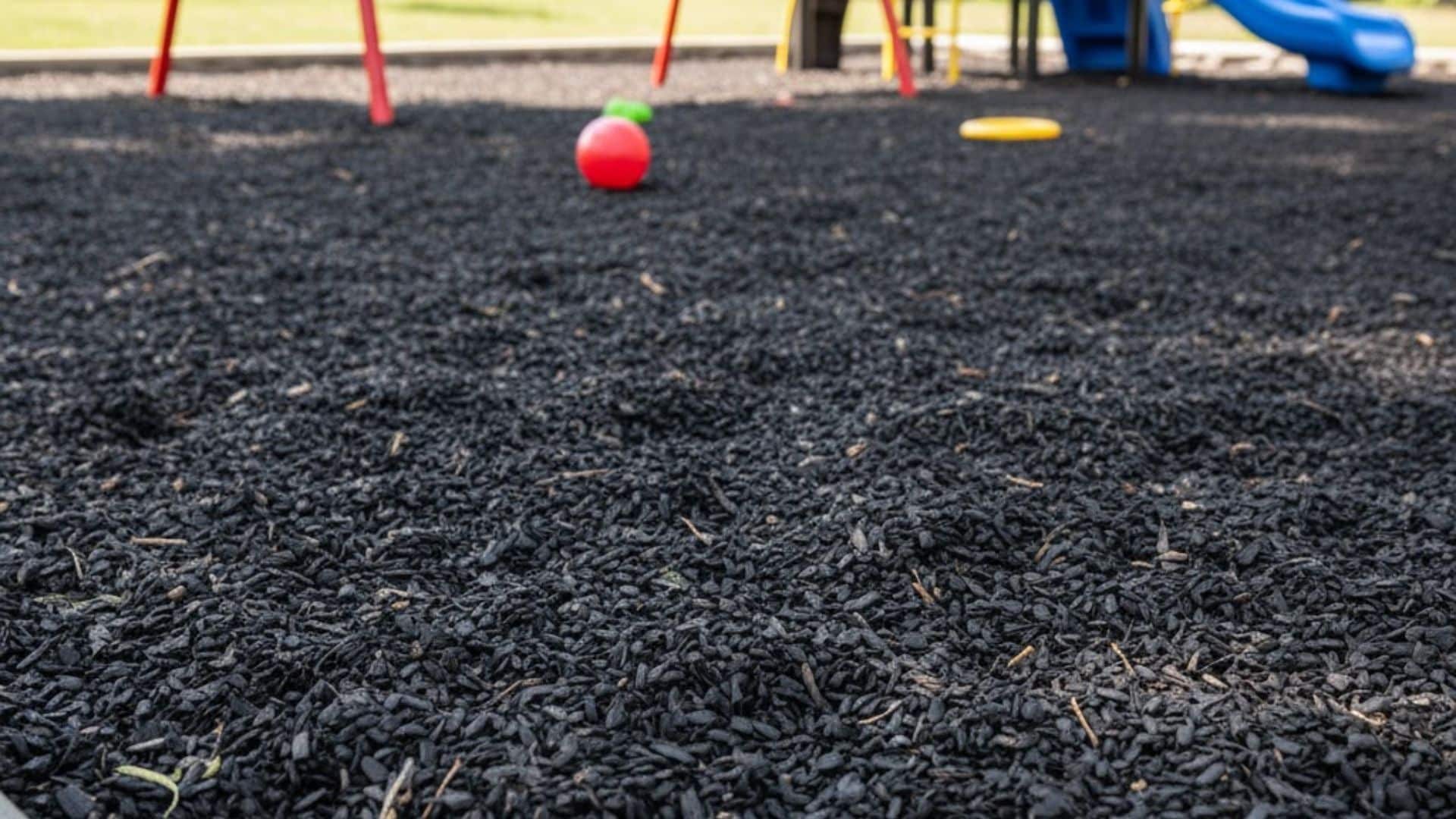 shredded rubber tires
