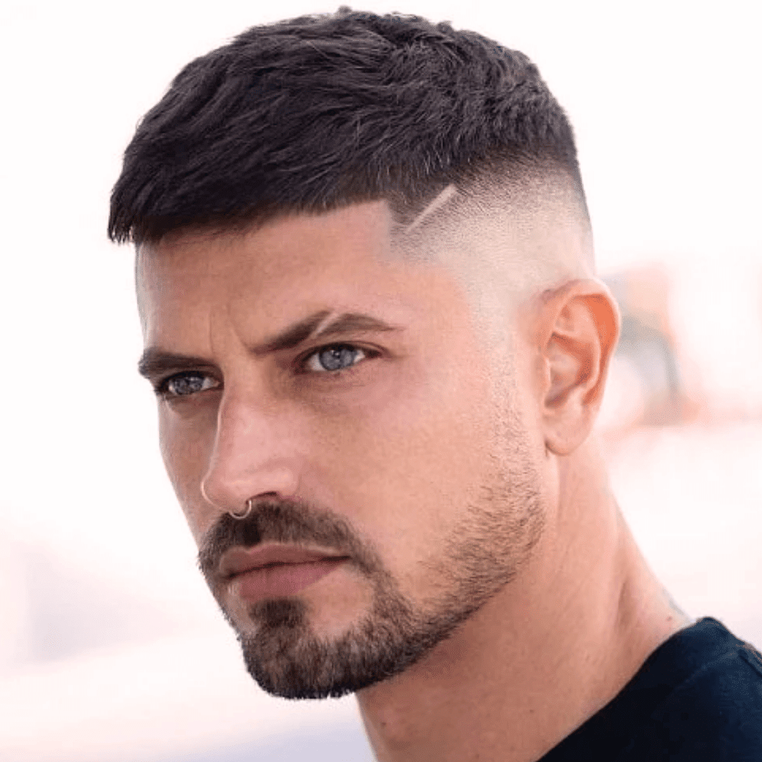 skin fade crew cut