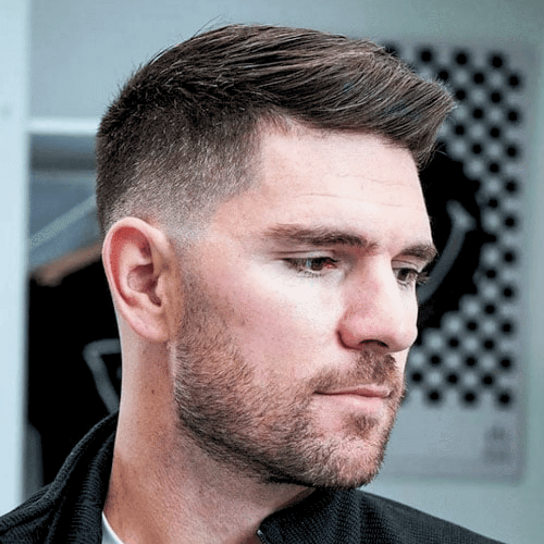 skin fade ivy league haircut