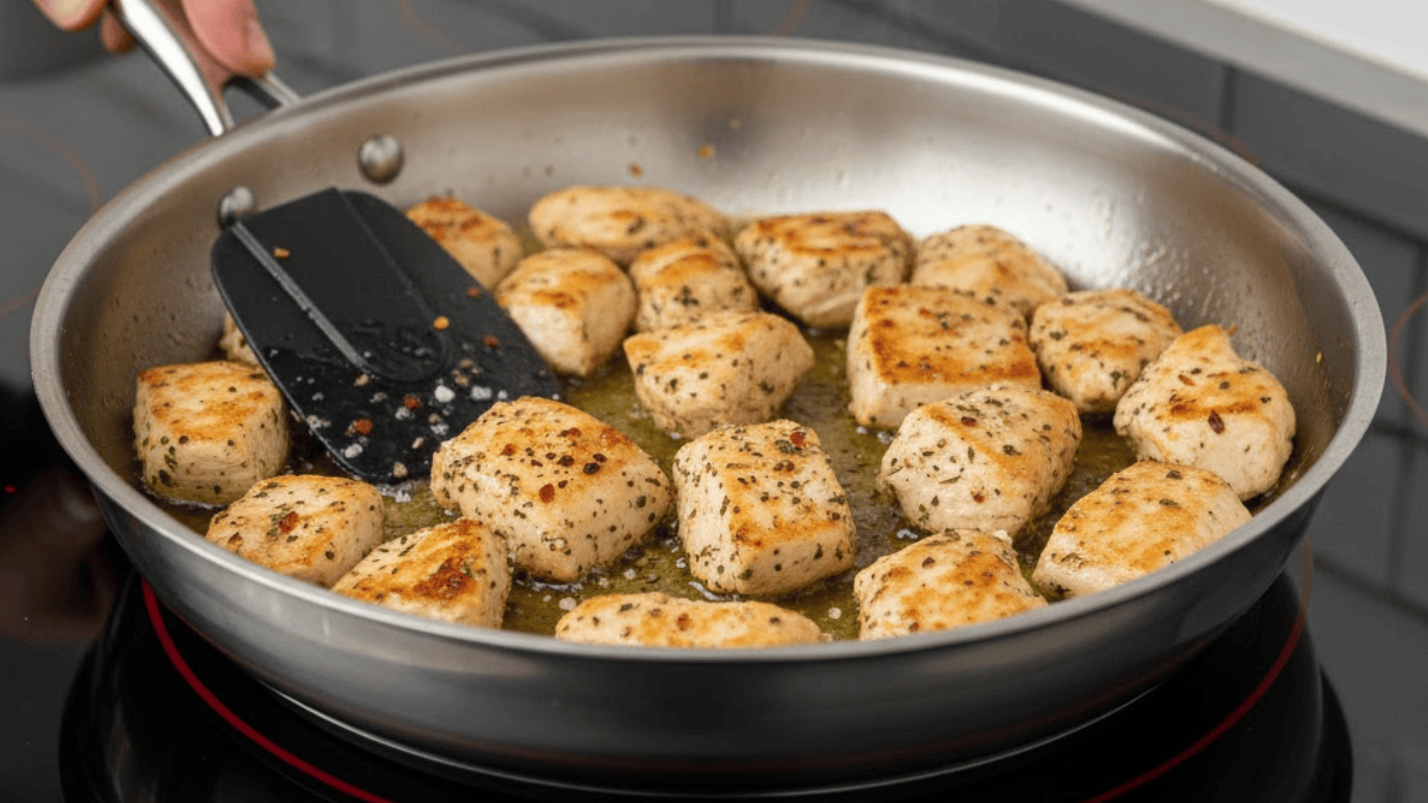 step 1 cook the chicken