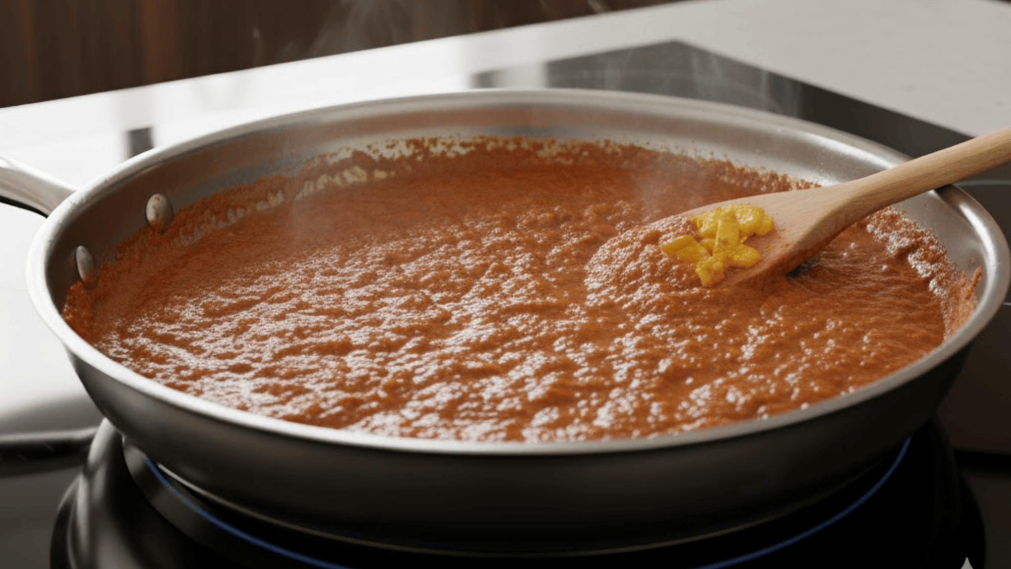 step 4 add water and simmer