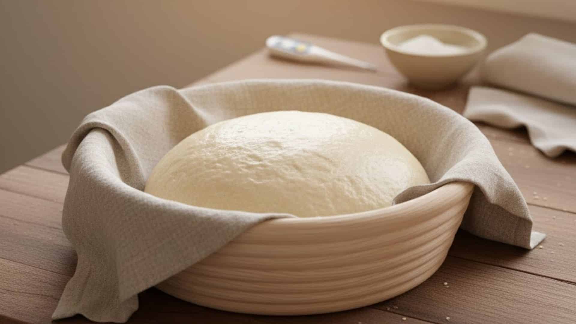 step five proofing the dough second rise