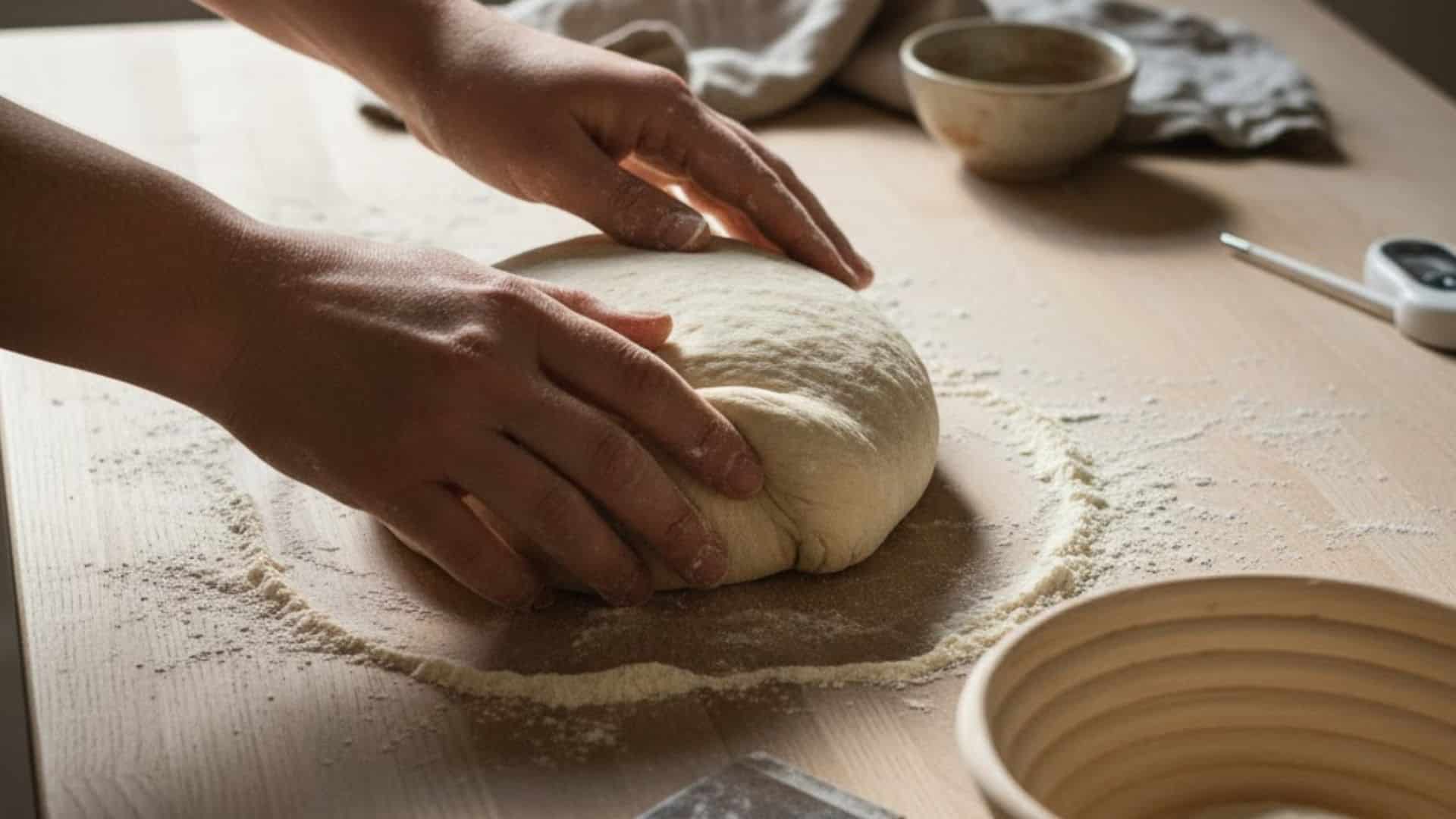 step four shaping the dough