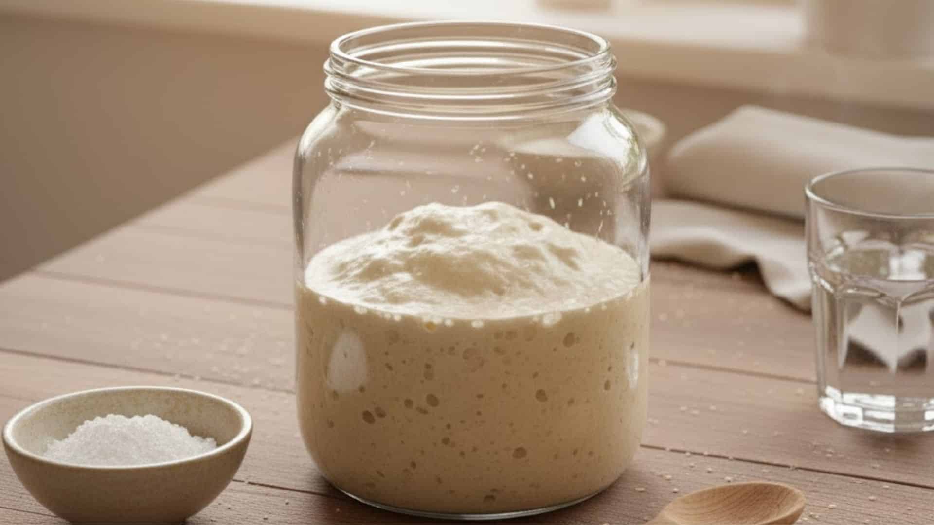 step one preparing your sourdough starter