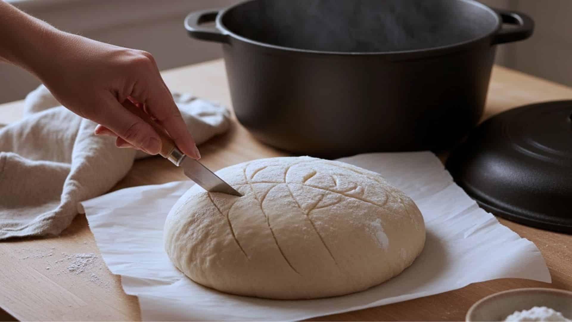 step six scoring and baking