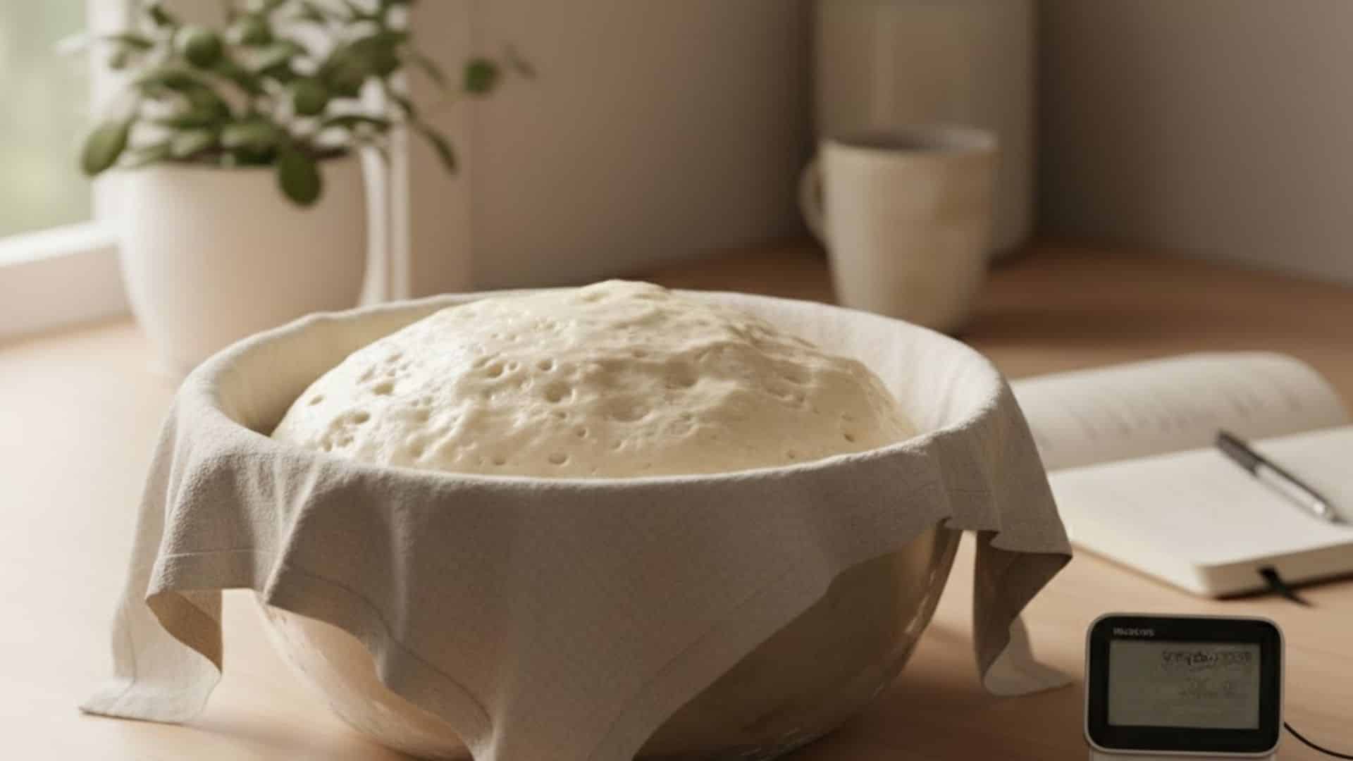 step three bulk fermentation first rise