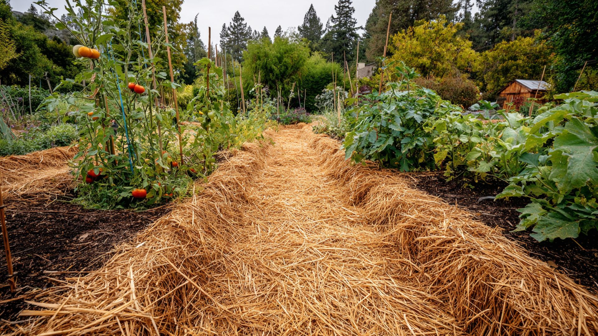 straw or hay