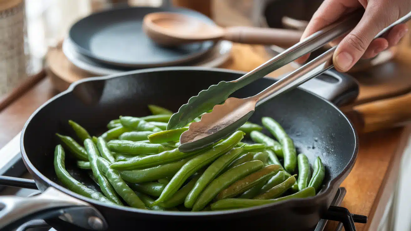 toss the beans