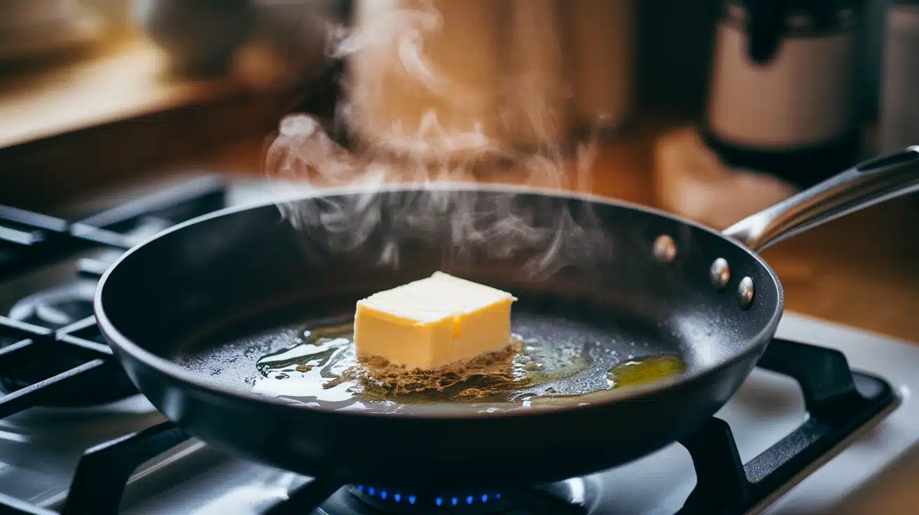 warm the butter