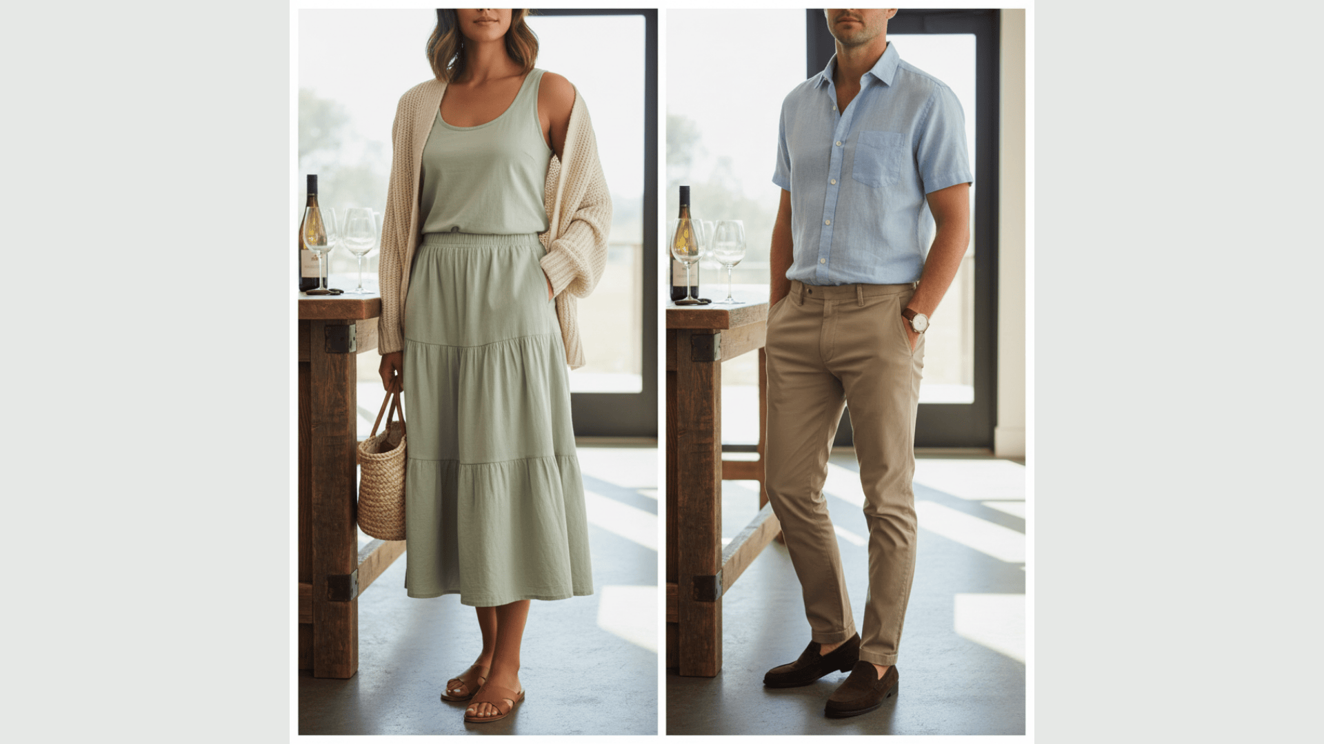 winery outfit casual tastings