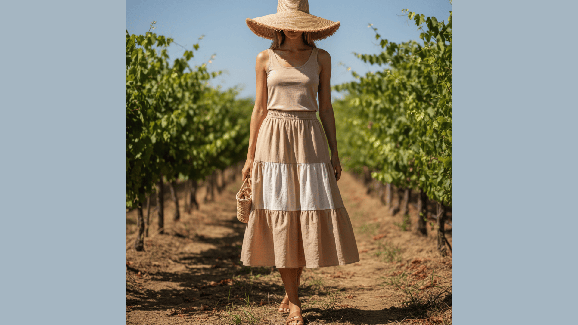 winery women outfit summer