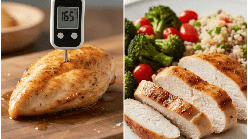 chicken breast recipe serve hot