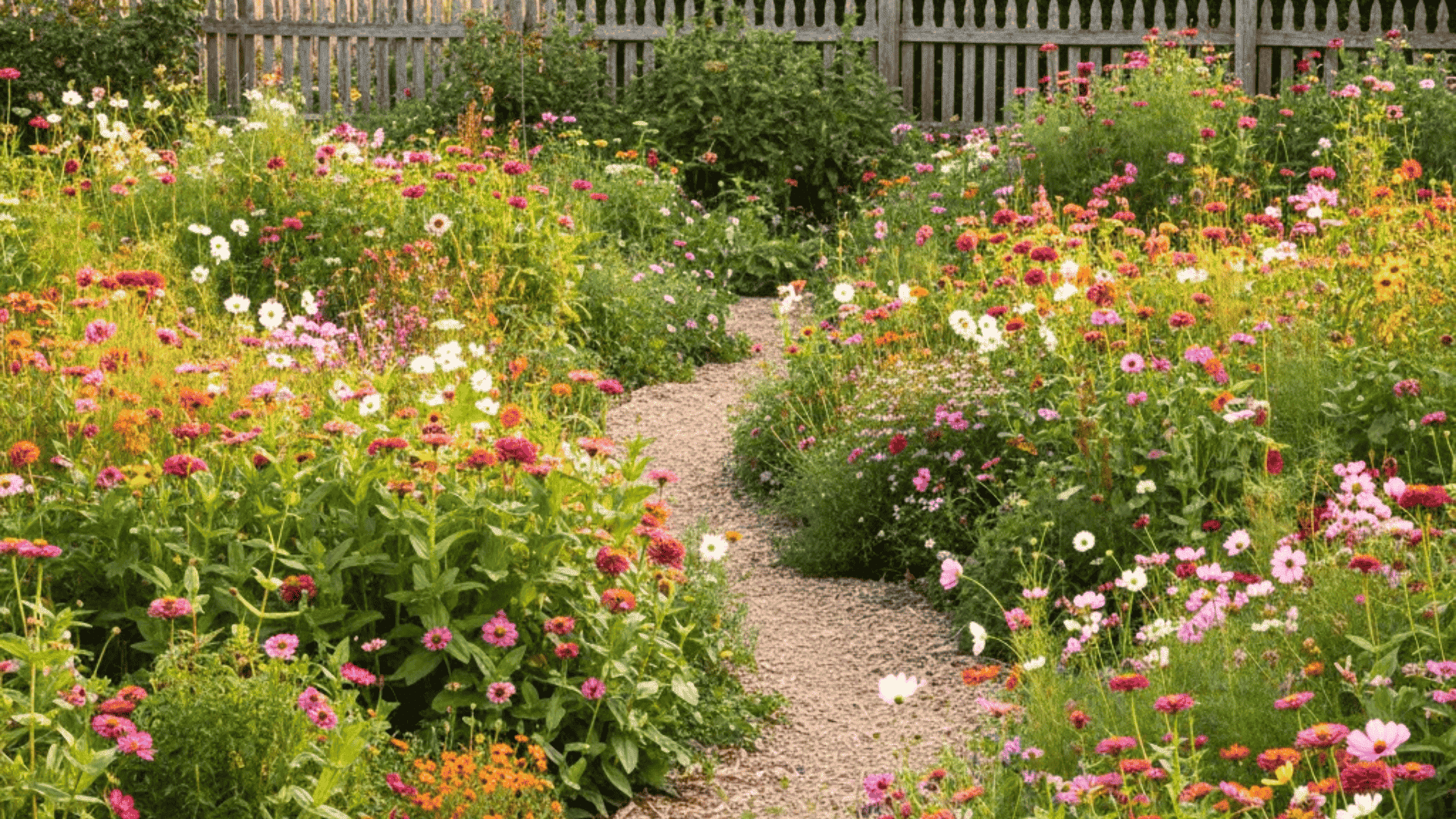 cottage style cutting garden