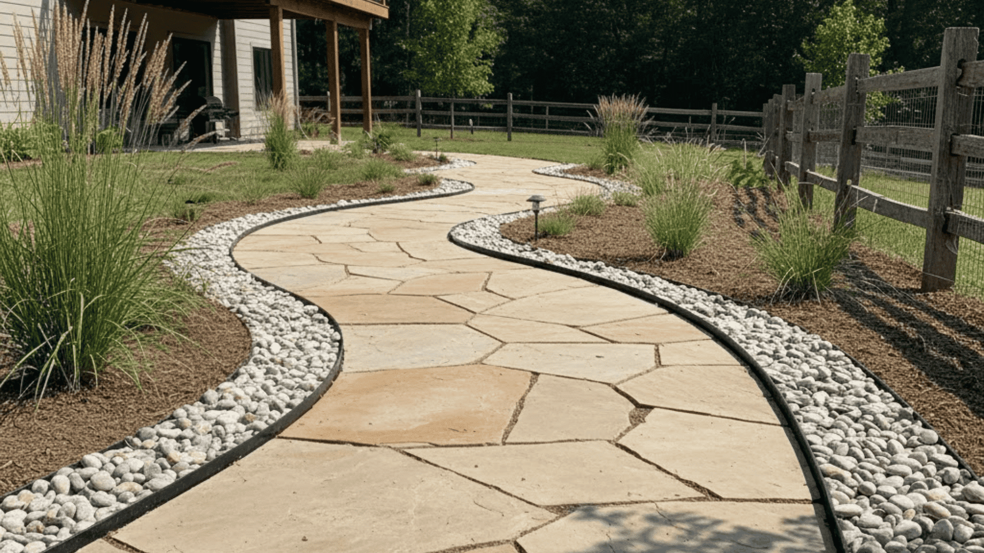 crushed stone or decomposed granite