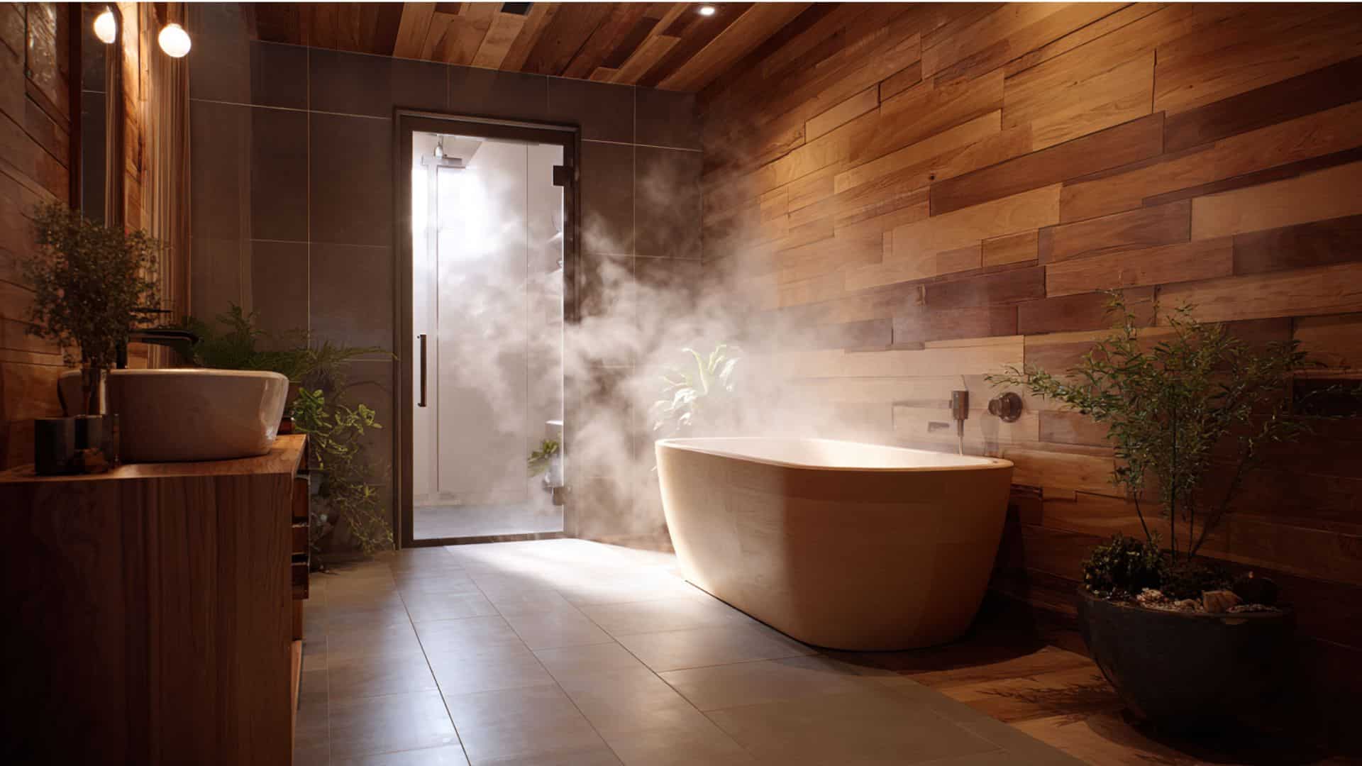 cypress wood paneling for aromatherapy