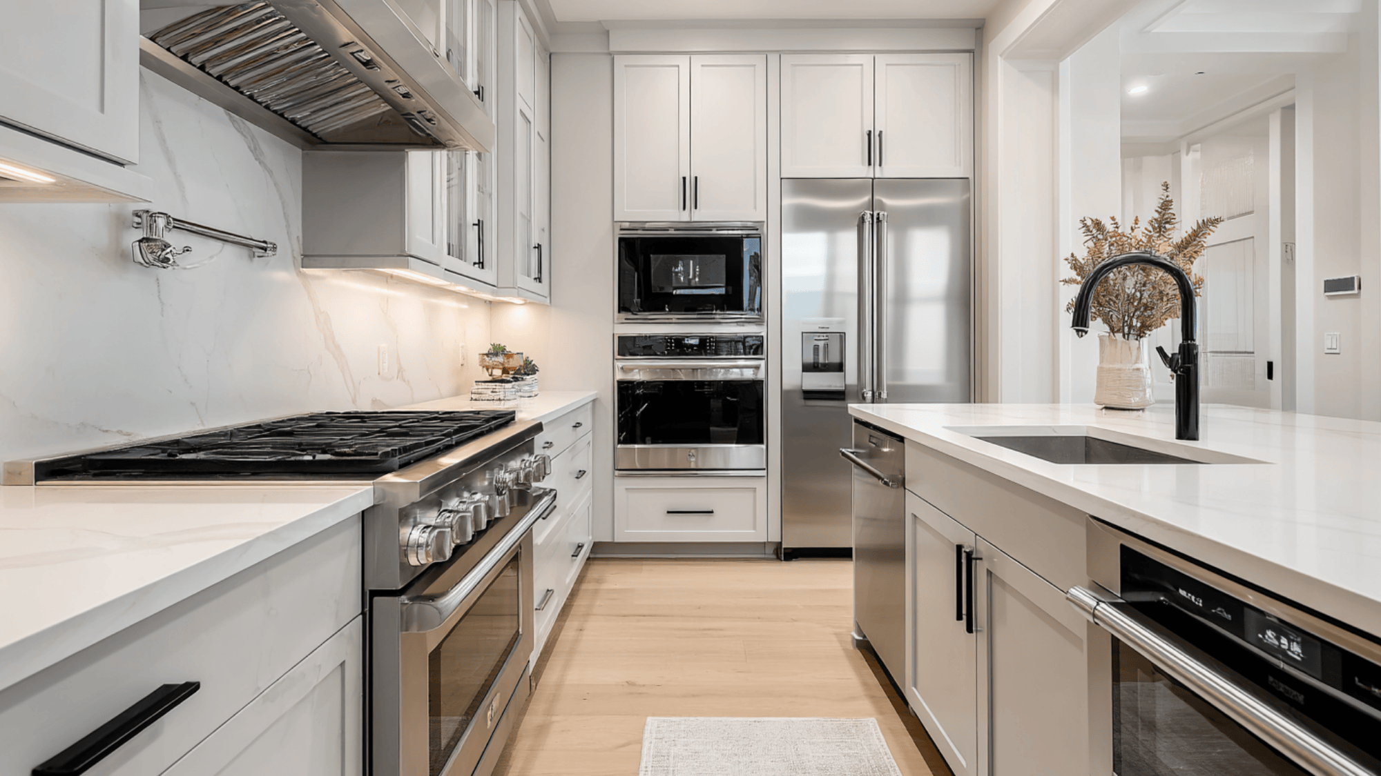 fingerprintless modern surfaces for polished look