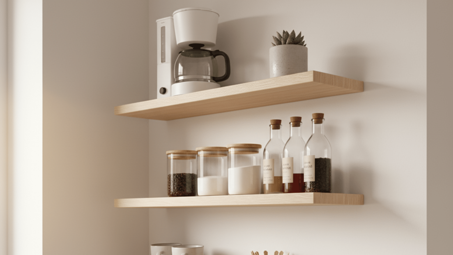 floating shelves
