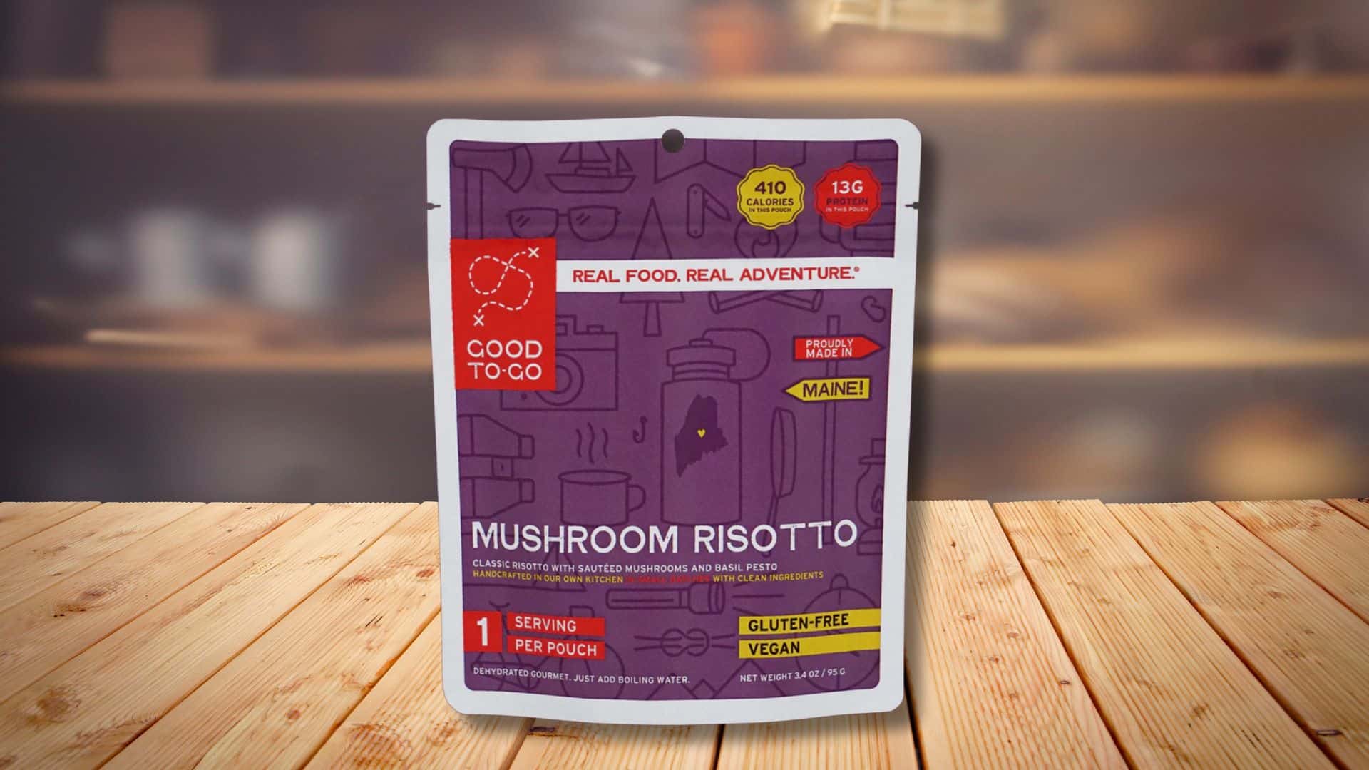 good to go mushroom risotto