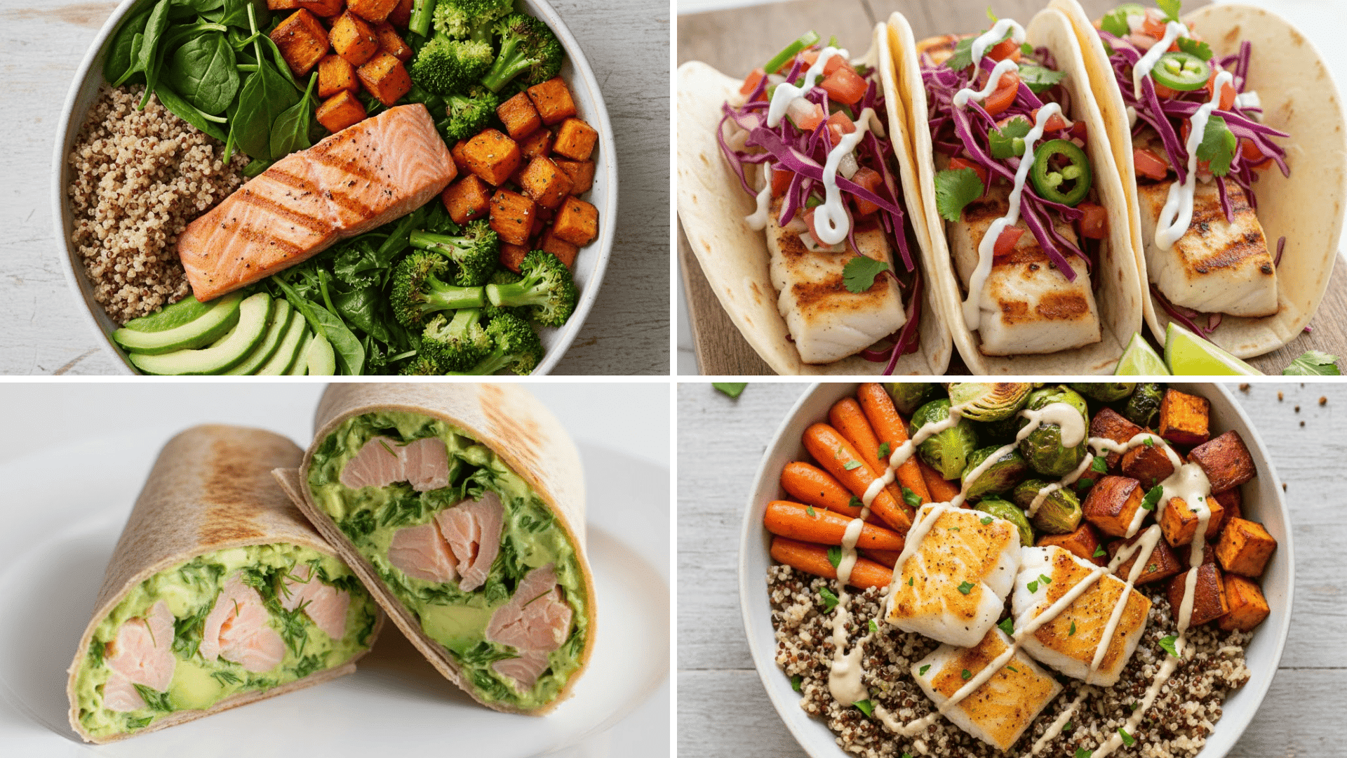 healthy fish bowls wraps satisfying meals