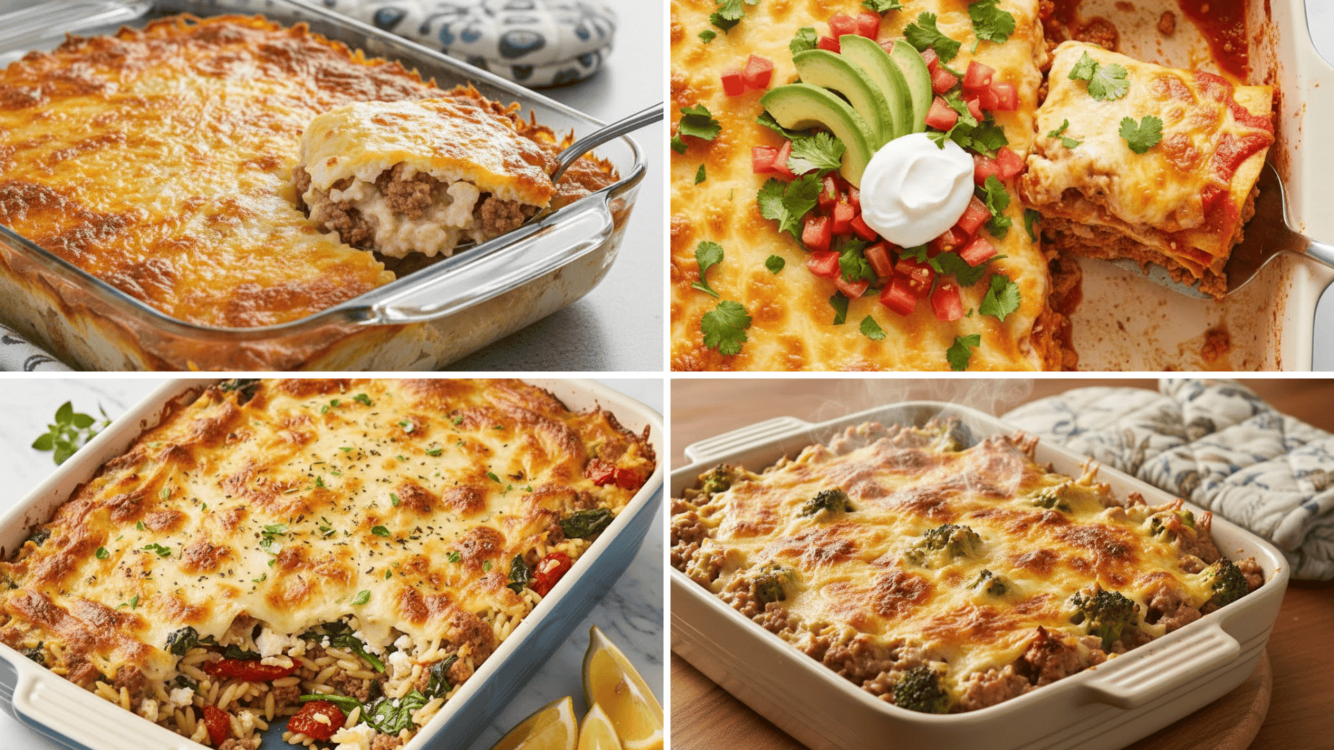 healthy ground turkey casseroles bakes