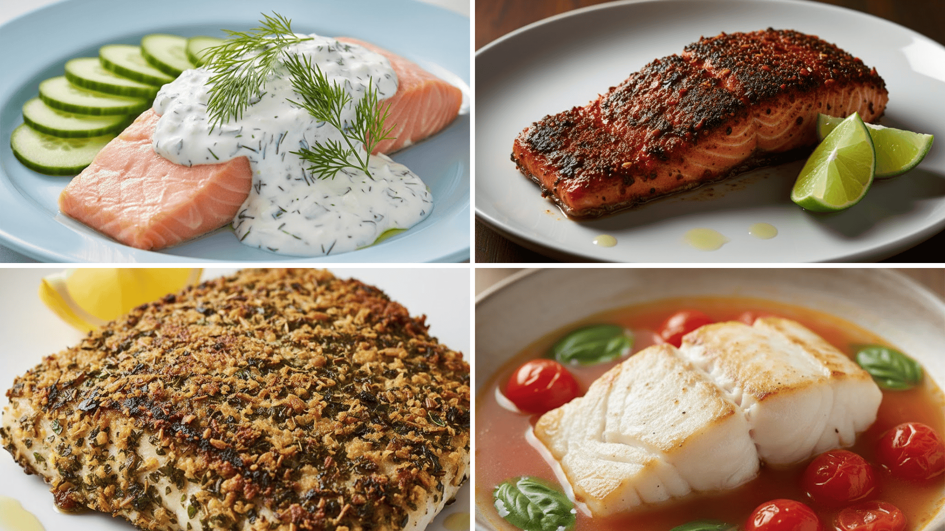 healthy steamed poached broiled fish