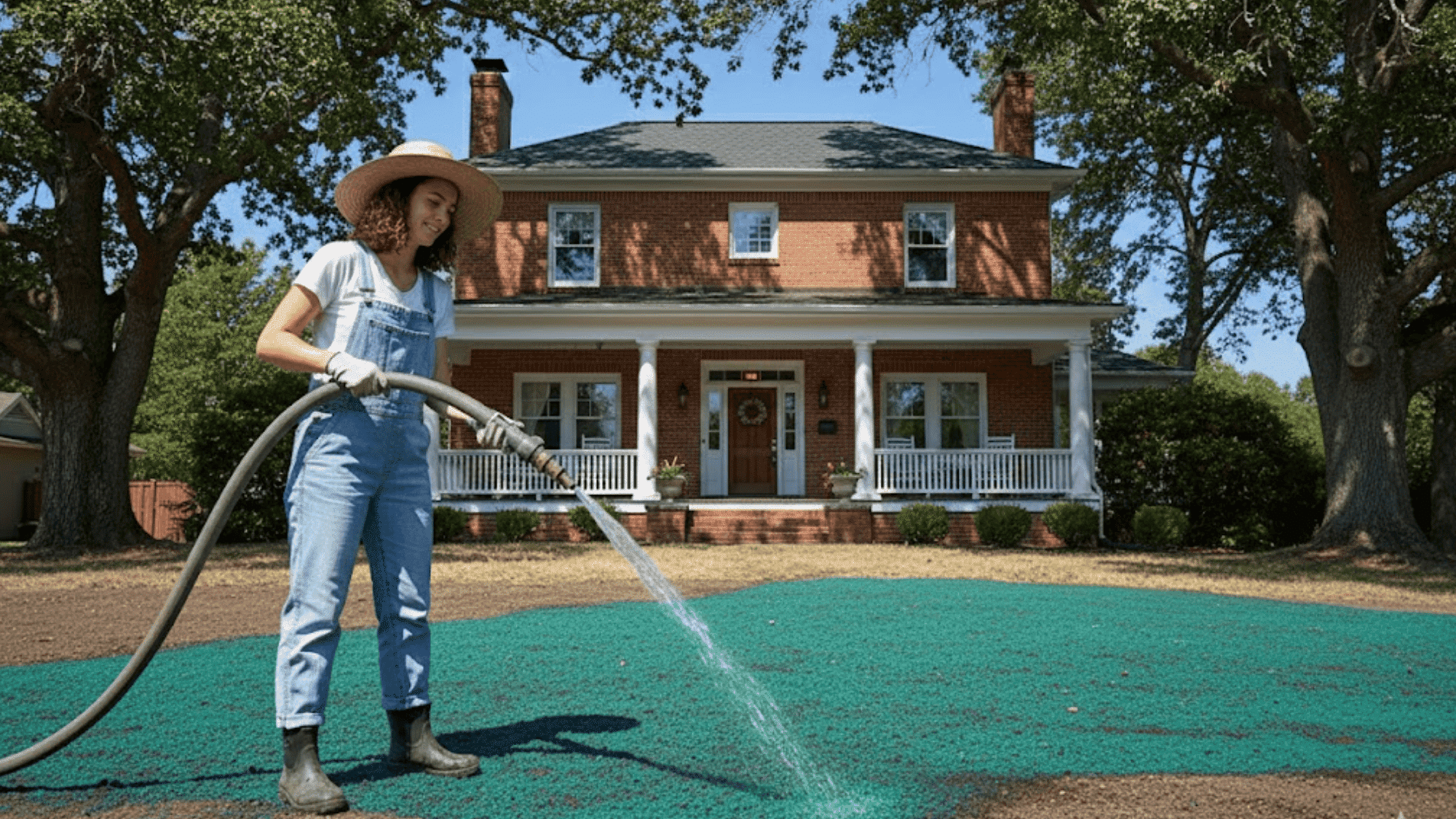how hydroseeding is actually done