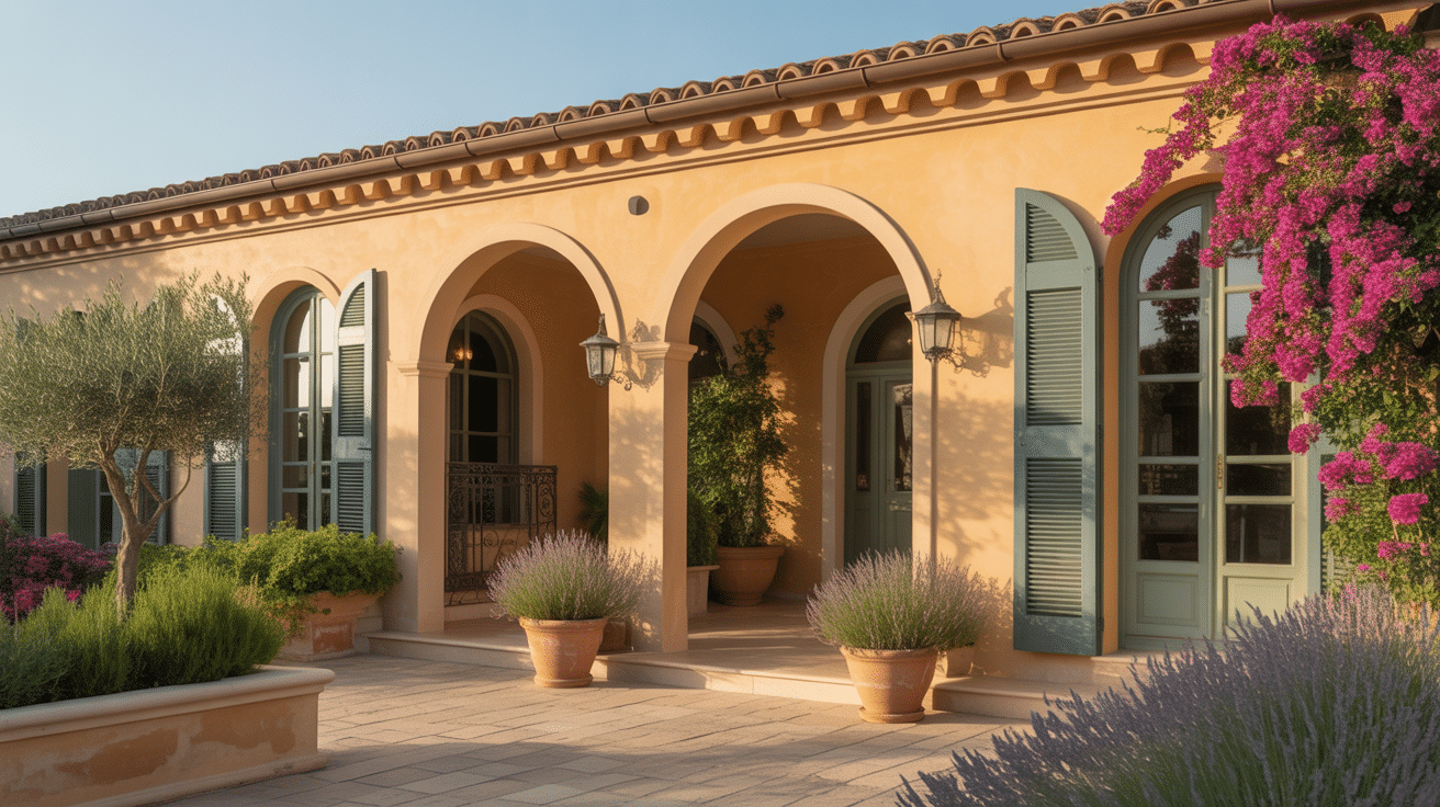 mediterranean home exterior