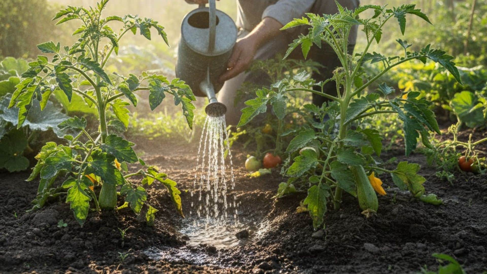 morning watering technique