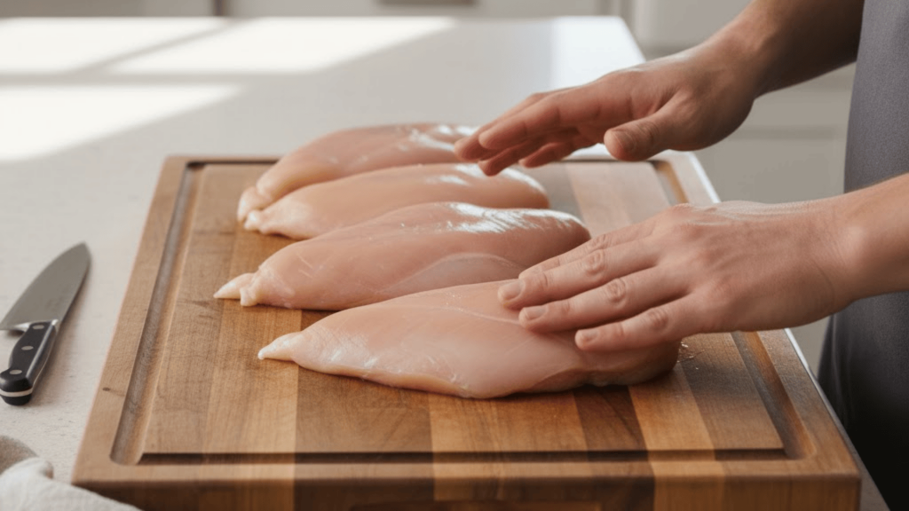 prep the chicken