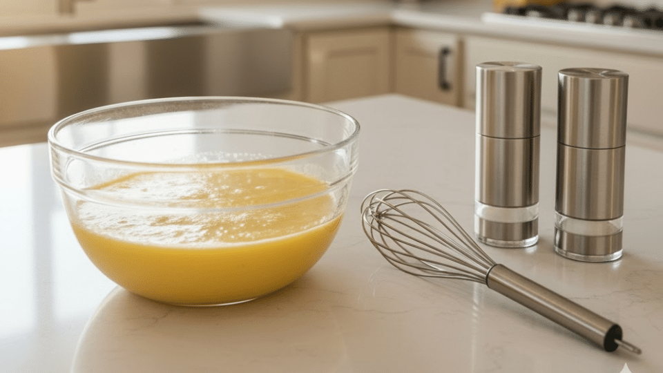 prepare-the-egg-mixture-to-make-smoked-salmon-tacos