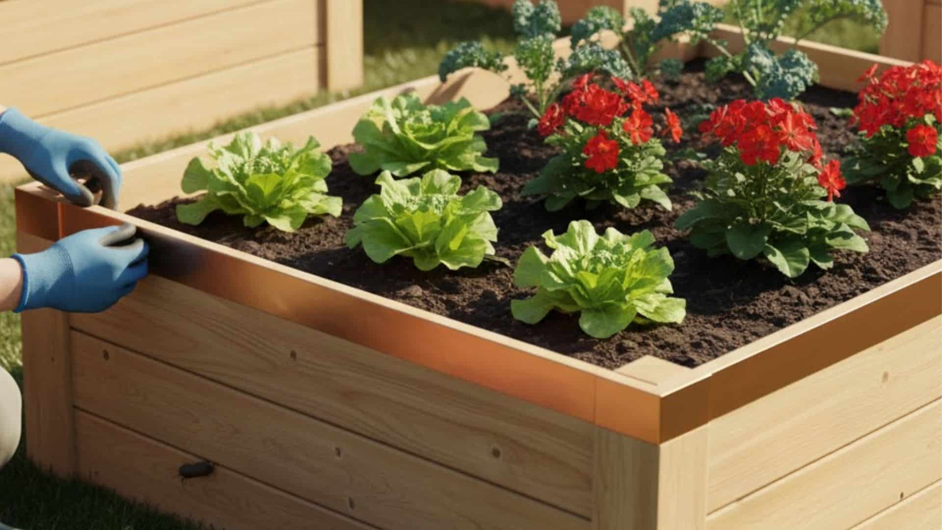 raised bed installation