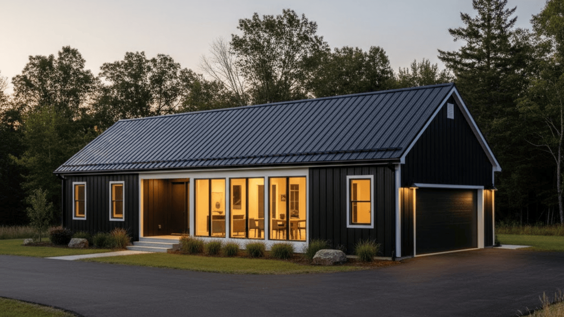 single level barn plans