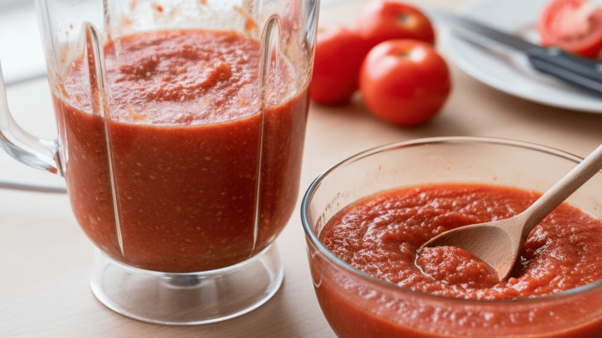 start with the tomatoes