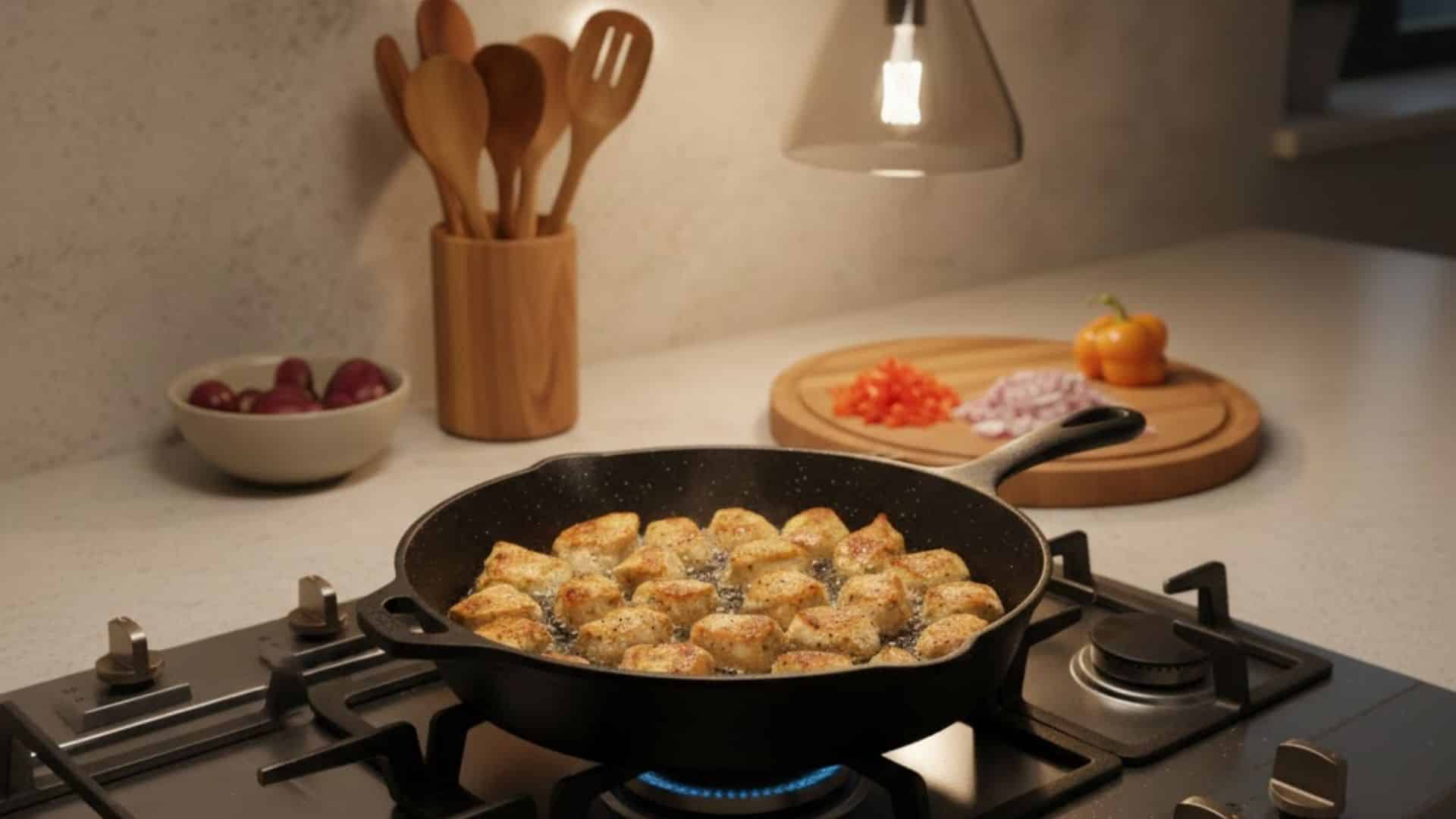 step 1 cook the chicken