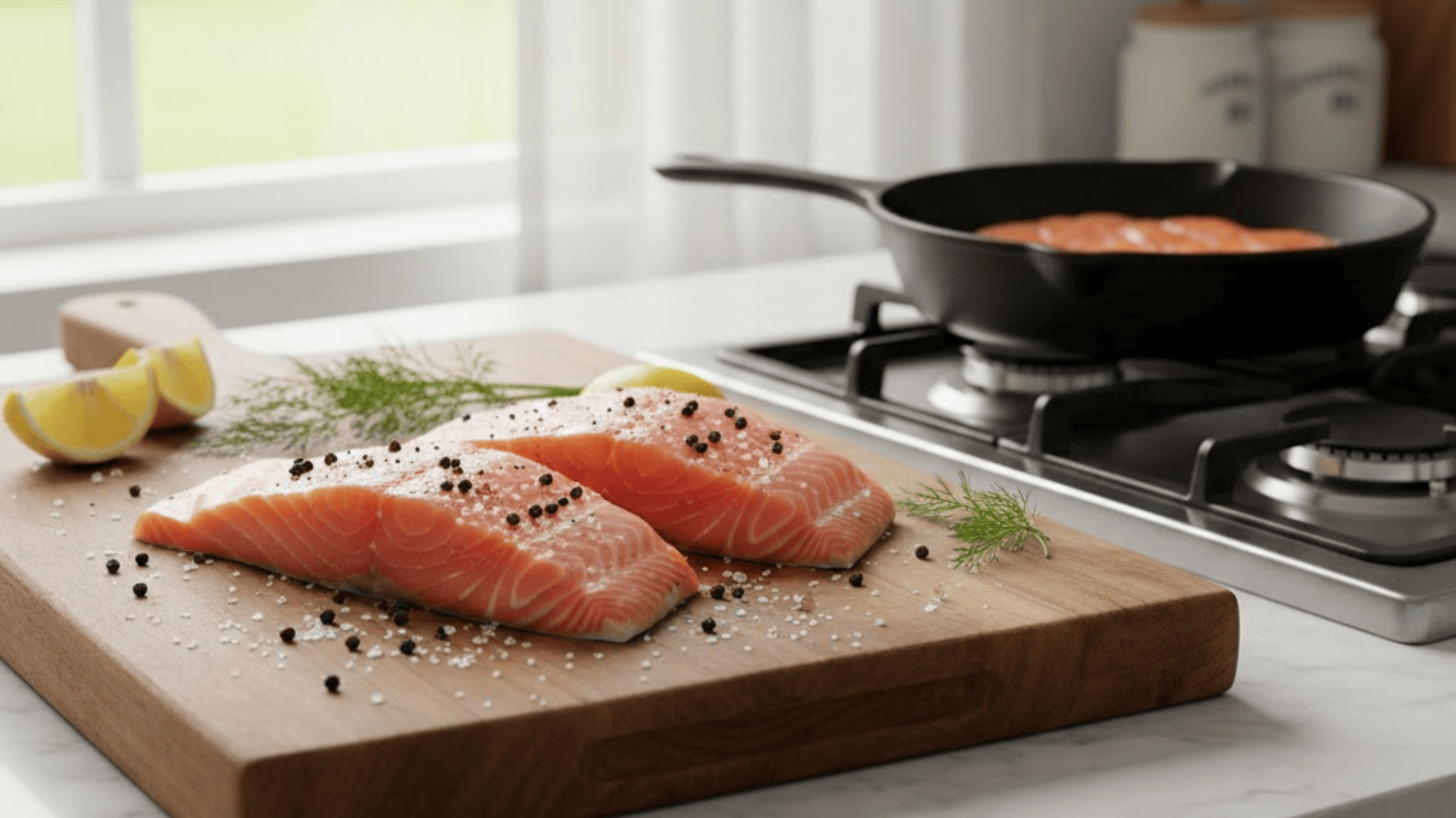 step 1 prepare the salmon