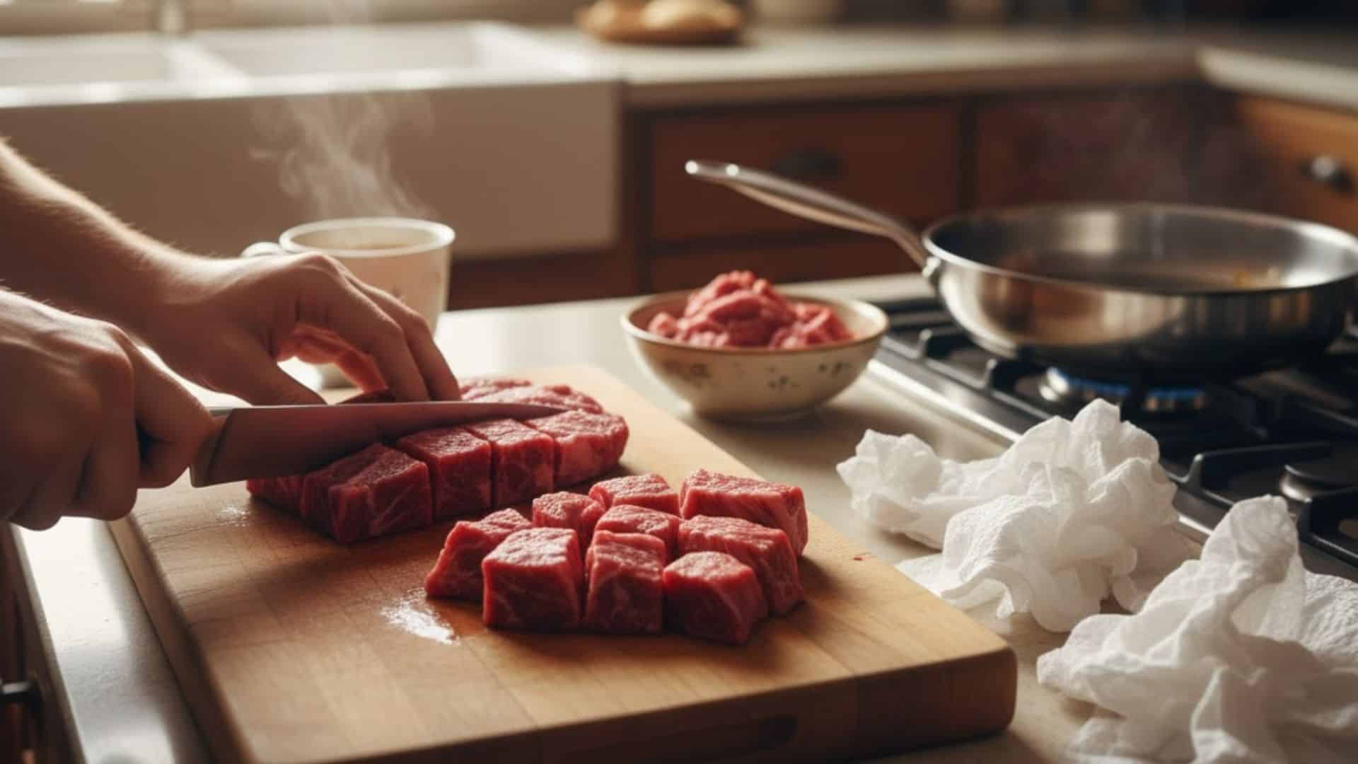 step one prep the steak