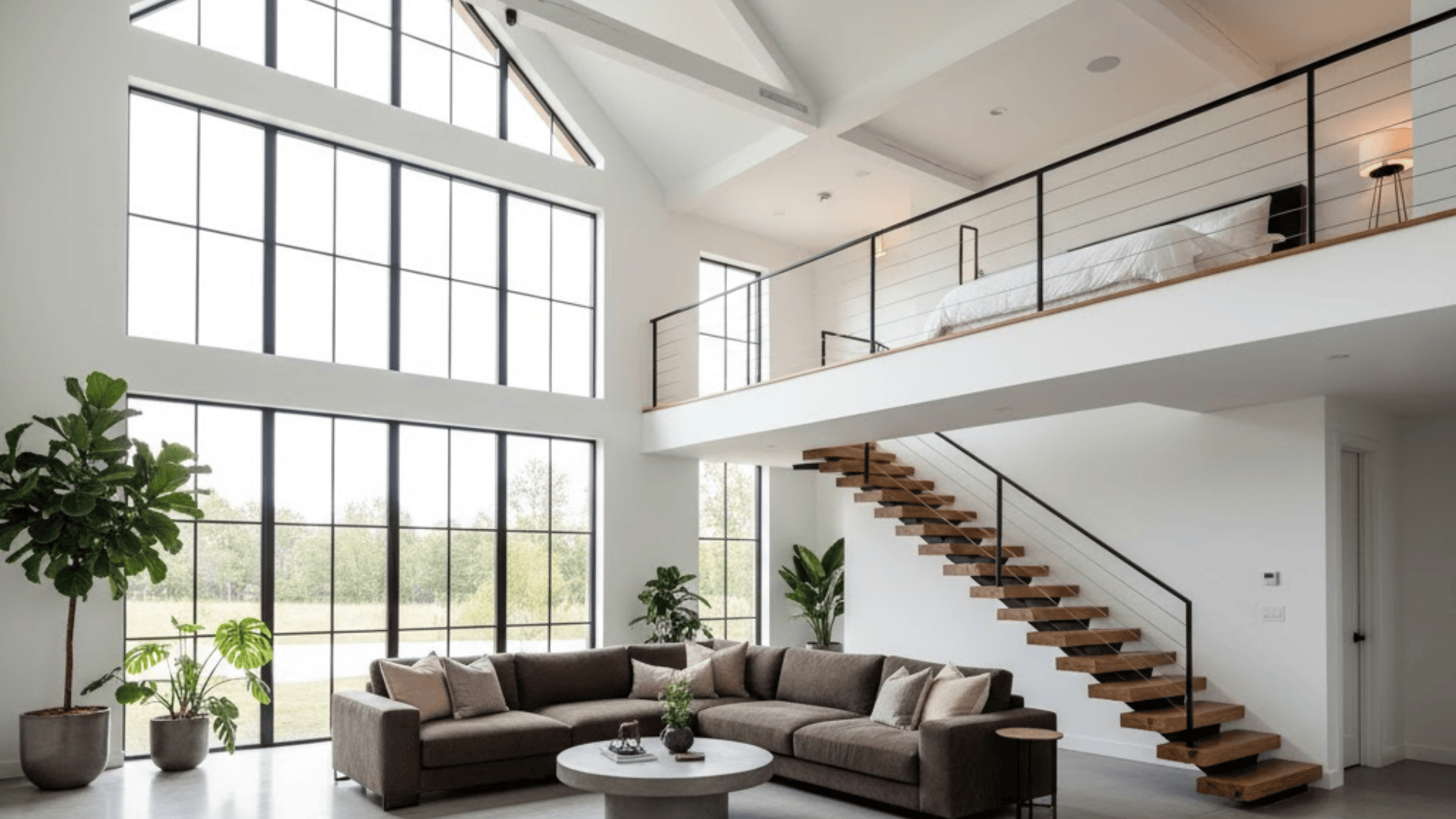 two level with loft design