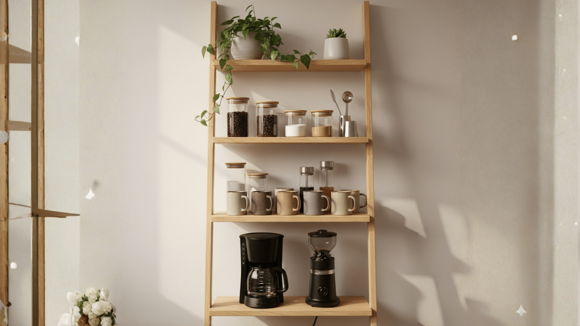 wooden ladder